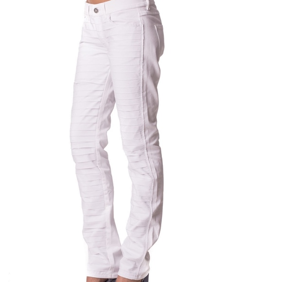 Diesel Black Gold Denim - NWT DIESEL BLACK GOLD sz 26 White Pleat Front Jean